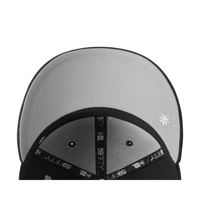 Los Angeles Dodgers MLB Flower Embroidery 59FIFTY Cerrada
