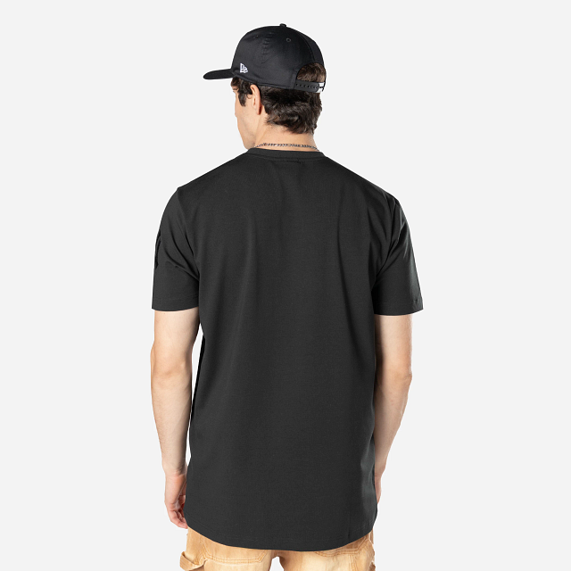 Playera Manga Corta New York Yankees MLB Logo Select Black on Black