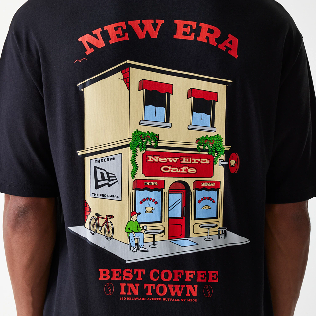 Playera Manga Corta New Era Store Graphic Negra