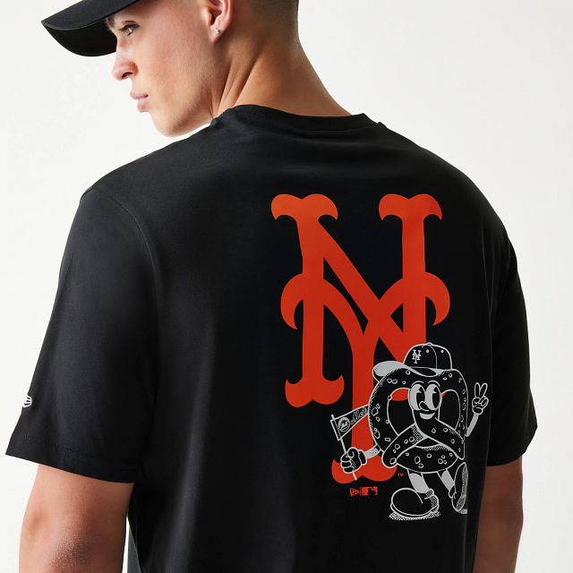 Playera Manga Corta New York Mets MLB Food Graphic