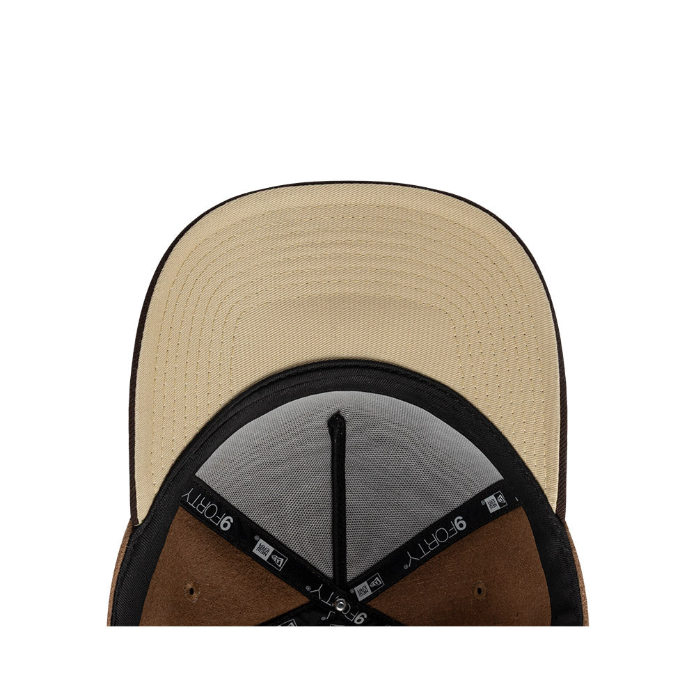 New Era Melton Wool Beige 9FORTY A-Frame Snapback