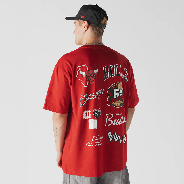 Playera Manga Corta Chicago Bulls NBA World