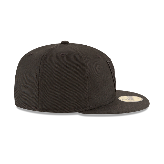 Las vegas Raiders NFL Black on Black 59FIFTY Cerrada