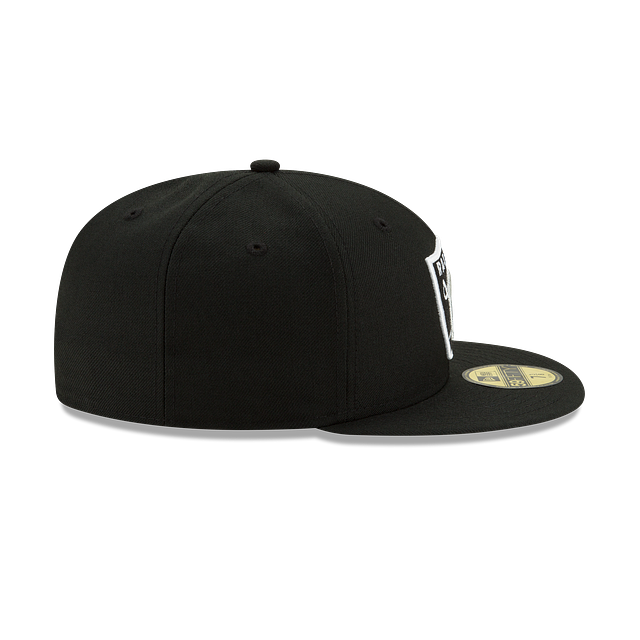 Las Vegas Raiders NFL Black on Black 59FIFTY Cerrada Negra