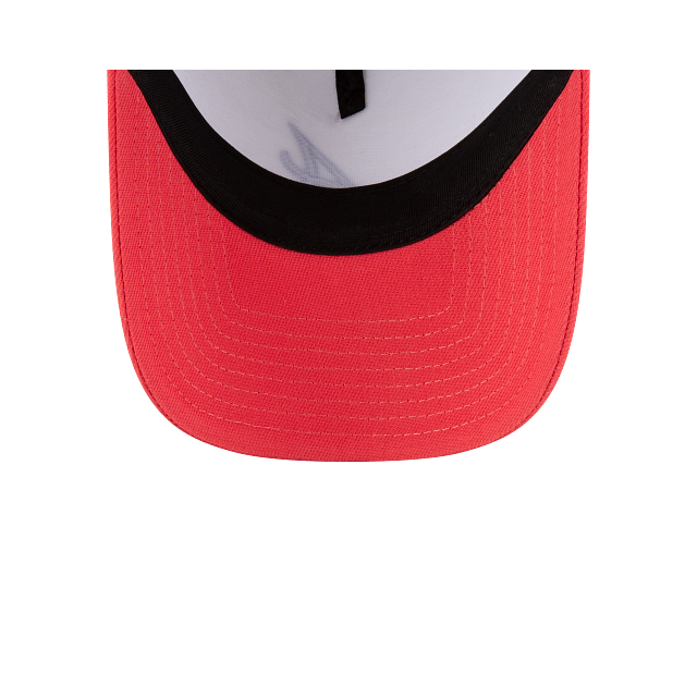 Atlanta Braves MLB White Coral 9FORTY A-Frame Snapback