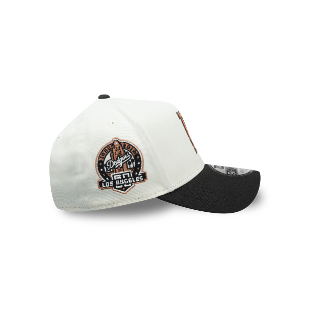 Los Angeles Dodgers MLB Two Tone Chrome Black 9FORTY A-Frame Snapback