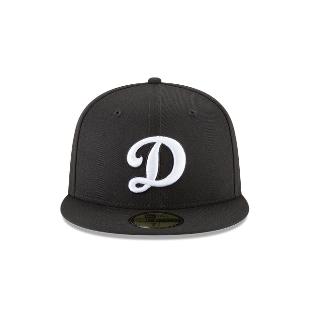 Los Angeles Dodgers MLB Classics 59FIFTY Cerrada Blanco y Negro