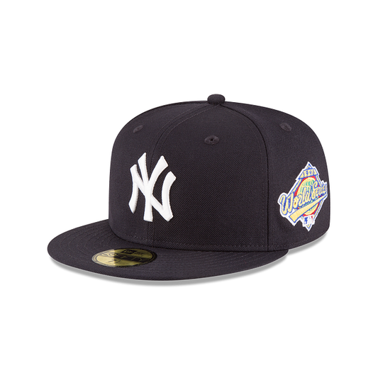 New York Yankees MLB Wool White Logo 59FIFTY Cerrada