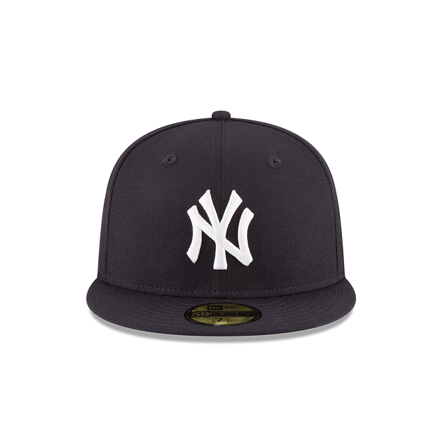 New York Yankees MLB Wool White Logo 59FIFTY Cerrada