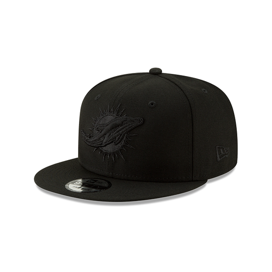 Miami Dolphins NFL Black on Black 9FIFTY Snapback