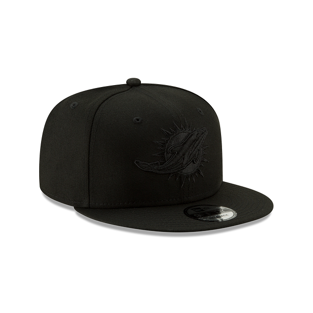 Miami Dolphins NFL Black on Black 9FIFTY Snapback