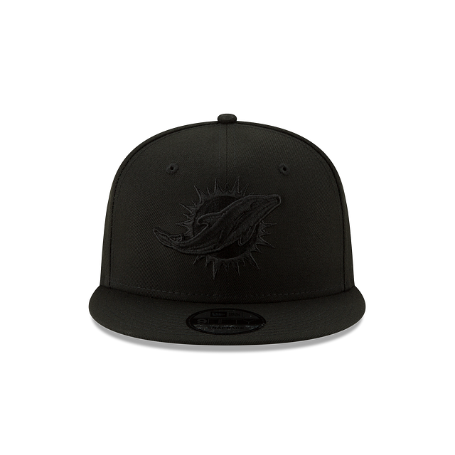 Miami Dolphins NFL Black on Black 9FIFTY Snapback