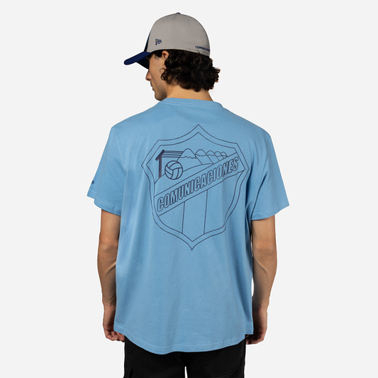 Playera Manga Corta Comunicaciones Fútbol Club Azul