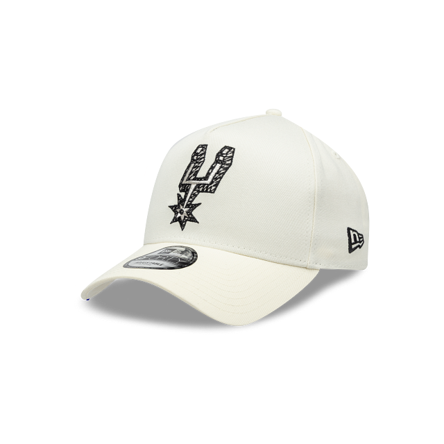 San Antonio Spurs NBA Doodles 9FORTY A-Frame Strapback