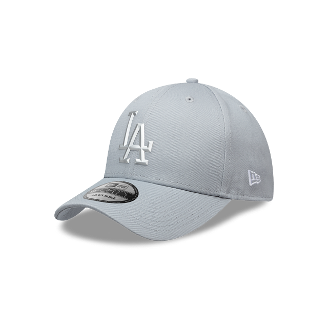 Los Angeles Dodgers MLB Metal Badge 9FORTY Strapback Gris