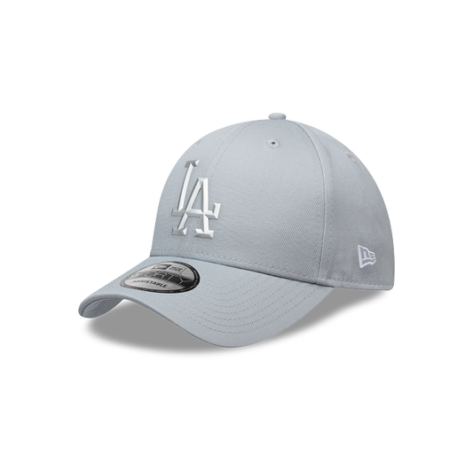 Los Angeles Dodgers MLB Metal Badge 9FORTY Strapback Gris
