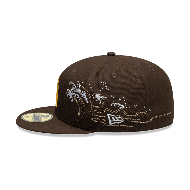 San Diego Padres MLB Tonal Wave 59FIFTY Cerrada