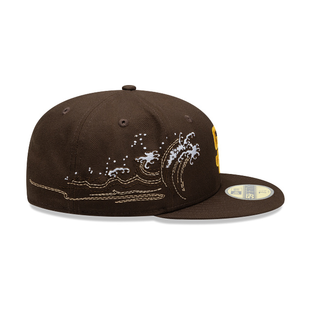 San Diego Padres MLB Tonal Wave 59FIFTY Cerrada