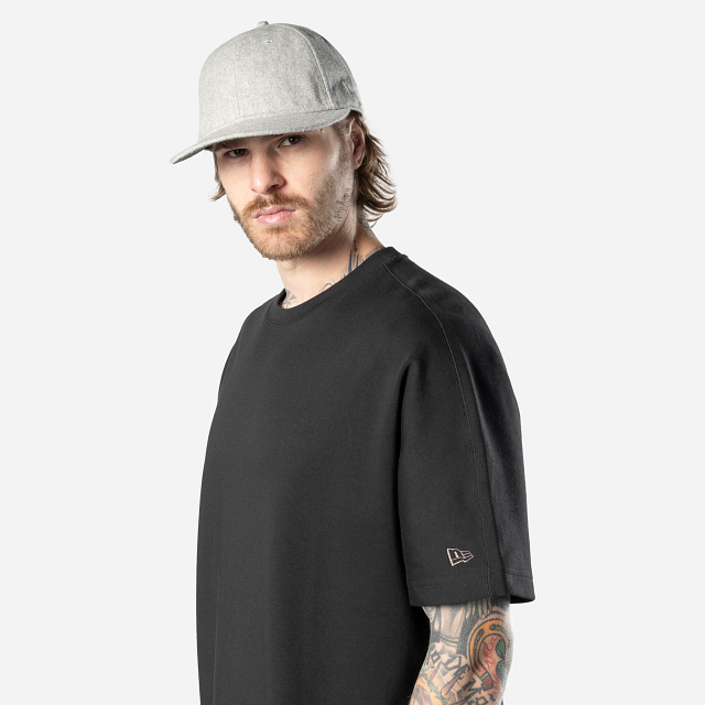 Playera Manga Corta New Era Black Label Negra