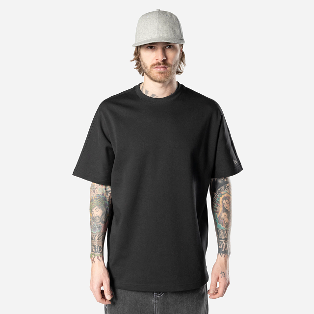 Playera Manga Corta New Era Black Label Negra