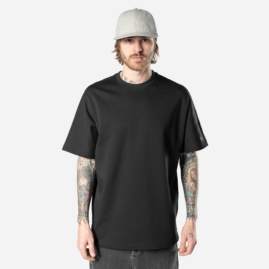 Playera Manga Corta New Era Black Label Negra