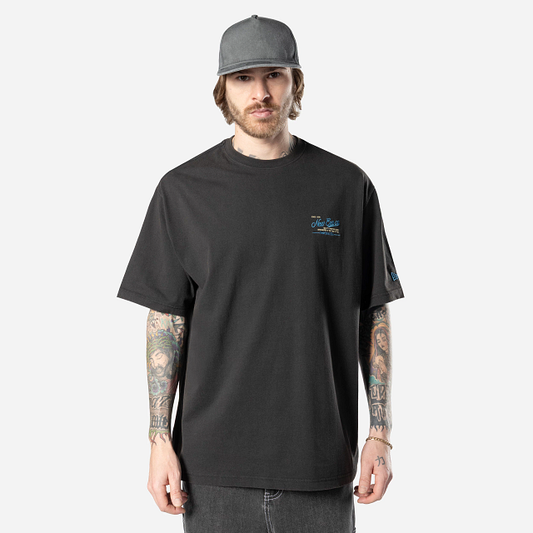 Playera Manga Corta New Era Heritage Negra
