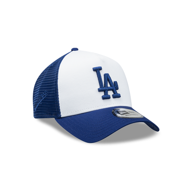 Los Angeles Dodgers MLB Mesh Embroidery 9FORTY A-Frame Trucker Snapback
