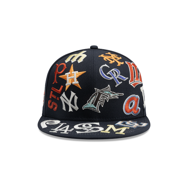 MLB  All Over Logo 9FIFTY Snapback