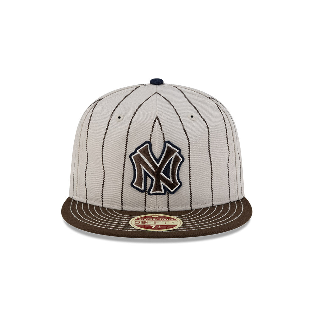 New York Yankees MLB Heritage Stripe 59FIFTY Cerrada