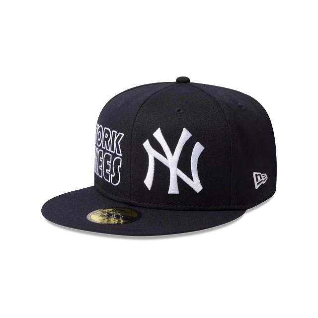 New York Yankees MLB Dual Wordmark 59FIFTY Cerrada