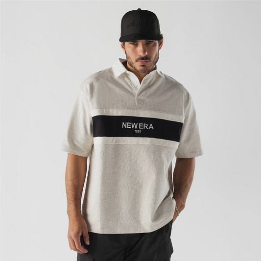 Playera Manga Corta tipo Polo New Era Rugby