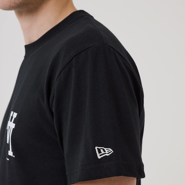 Playera Manga Corta Los Angeles Dodgers MLB Upside Down Negra