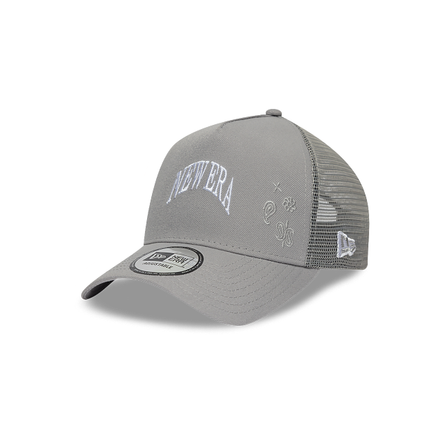 New Era Paisley Embroidery 9FORTY A-Frame Trucker  Snapback