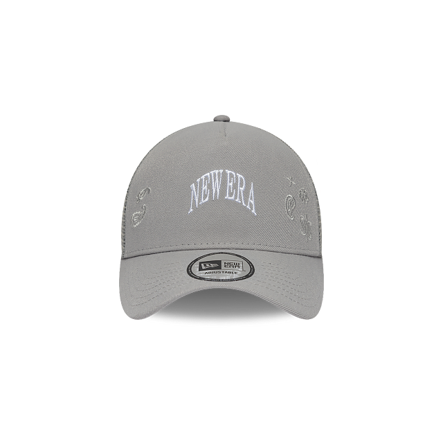 New Era Paisley Embroidery 9FORTY A-Frame Trucker  Snapback