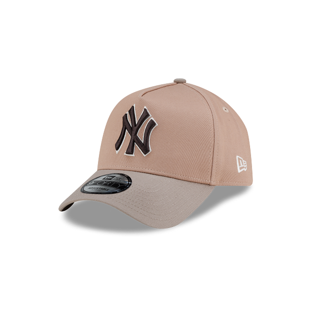 New York Yankees MLB Japan Mocha Mousse 9FORTY A-Frame Strapback