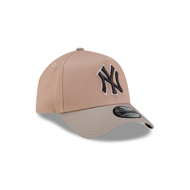 New York Yankees MLB Japan Mocha Mousse 9FORTY A-Frame Strapback