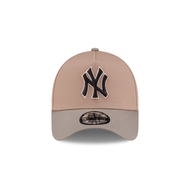 New York Yankees MLB Japan Mocha Mousse 9FORTY A-Frame Strapback