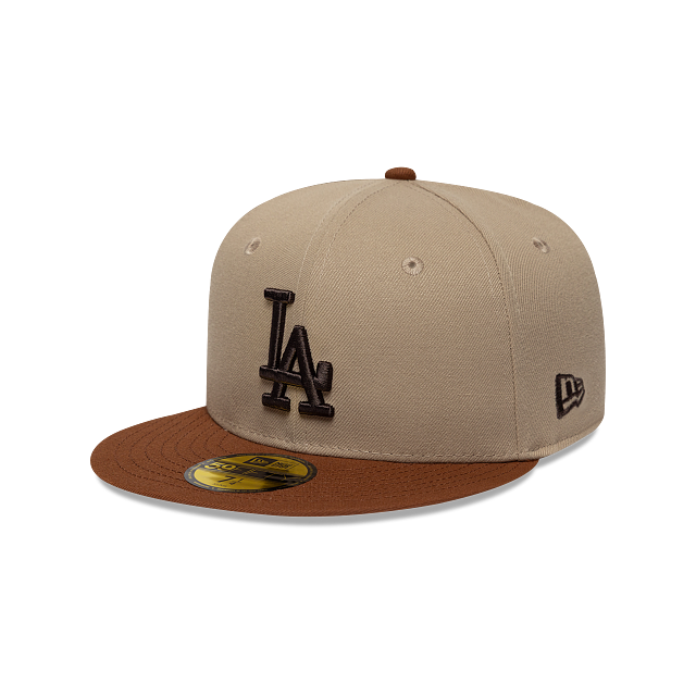 Los Angeles Dodgers MLB Japan Mocha Mousse 59FIFTY Cerrada