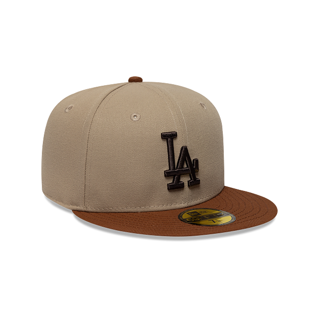 Los Angeles Dodgers MLB Japan Mocha Mousse 59FIFTY Cerrada