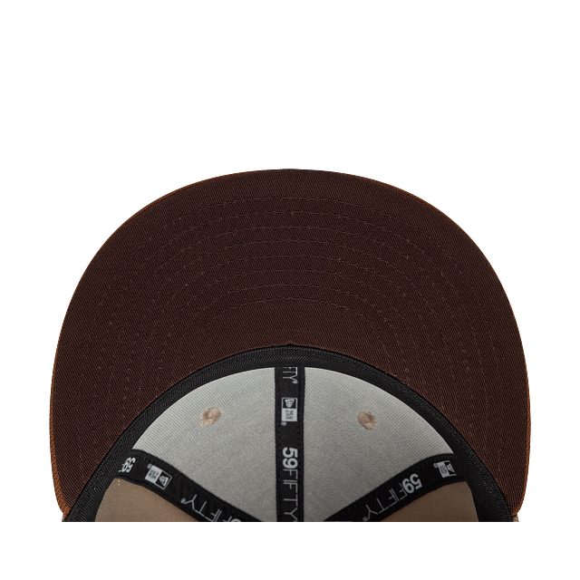 Los Angeles Dodgers MLB Japan Mocha Mousse 59FIFTY Cerrada
