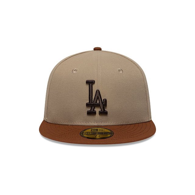 Los Angeles Dodgers MLB Japan Mocha Mousse 59FIFTY Cerrada