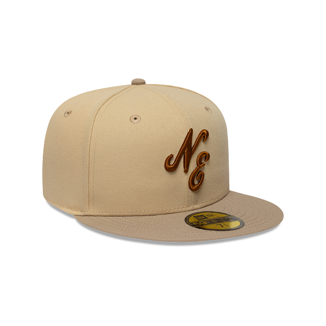 New Era Japan Mocha Mousse 59FIFTY Cerrada