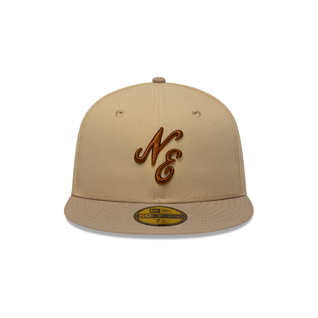 New Era Japan Mocha Mousse 59FIFTY Cerrada
