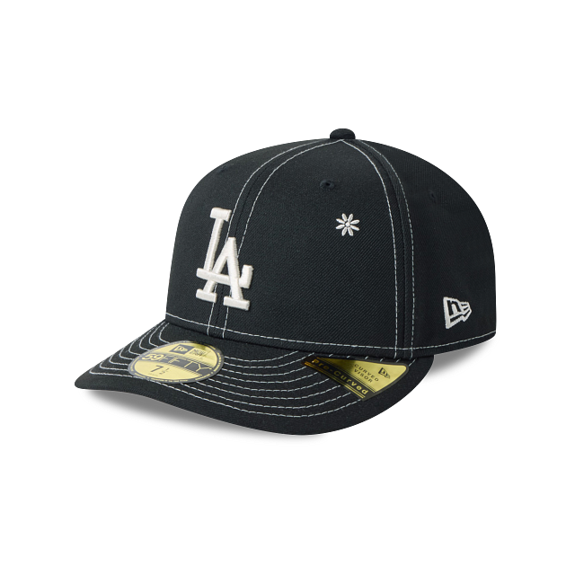Los Angeles Dodgers MLB Flower Embroidery 59FIFTY Cerrada