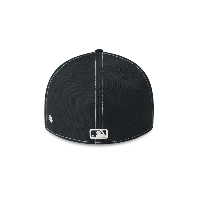 Los Angeles Dodgers MLB Flower Embroidery 59FIFTY Cerrada
