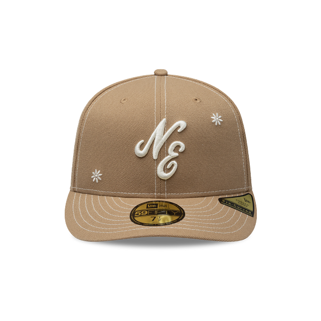 New Era Flower Embroidery 59FIFTY Cerrada