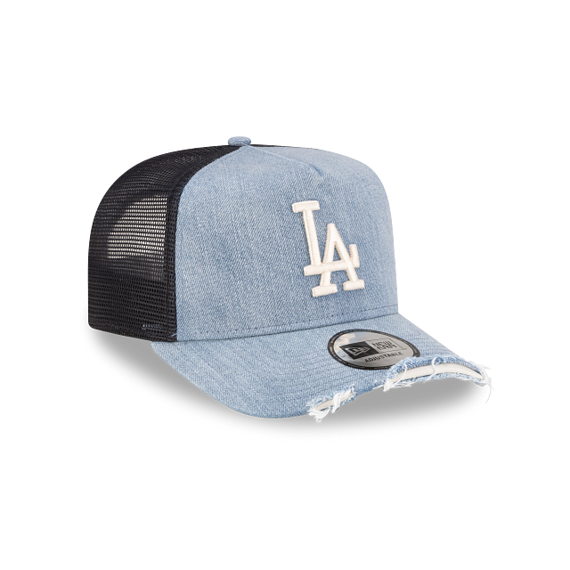 Los Angeles Dodgers MLB Damaged 9FORTY A-Frame Trucker Snapback