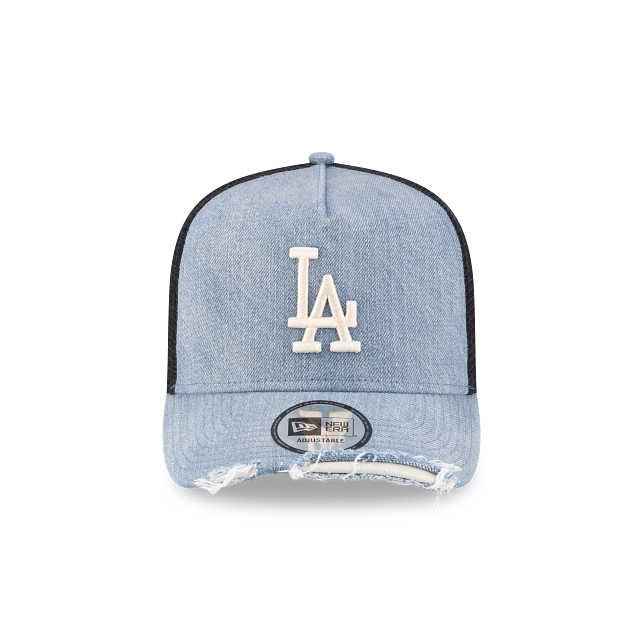 Los Angeles Dodgers MLB Damaged 9FORTY A-Frame Trucker Snapback