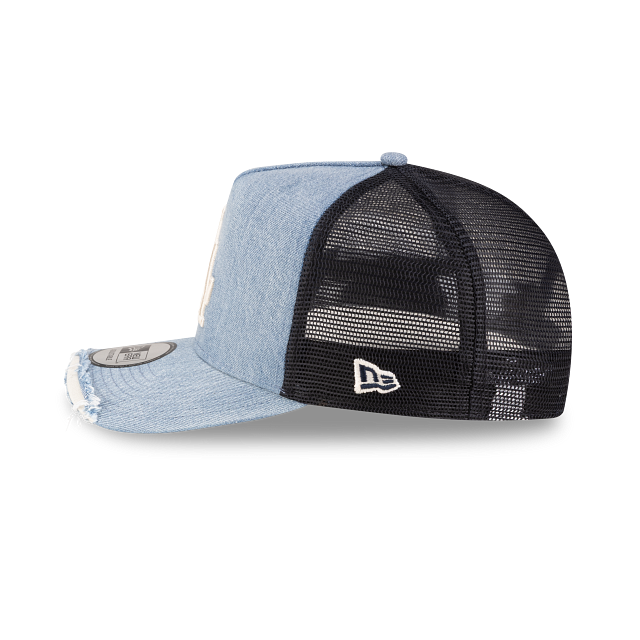 Los Angeles Dodgers MLB Damaged 9FORTY A-Frame Trucker Snapback