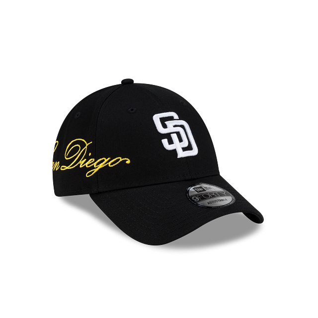 San Diego Padres MLB CROSS PANELS SCRIPT 9FORTY Strapback